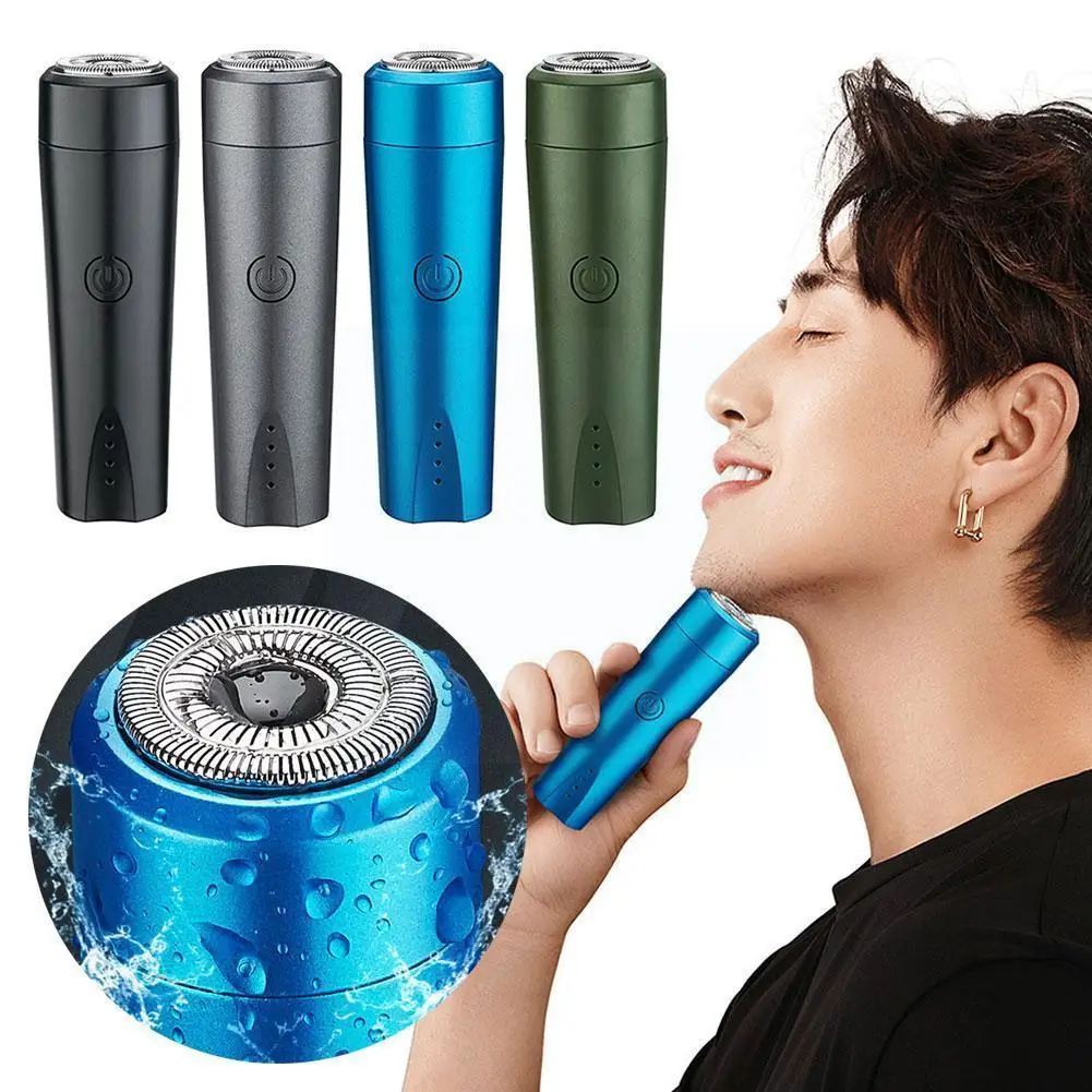 

Portable Mini Electric Rotating 1 Carry Rechargeable Men's Blade Washable Blade Easy To Machine Usb E7b0