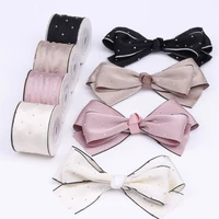 single sided imitation ice silk hot drill ribbon diy bow hair accessories flowers gift box packaging collar dress accessories