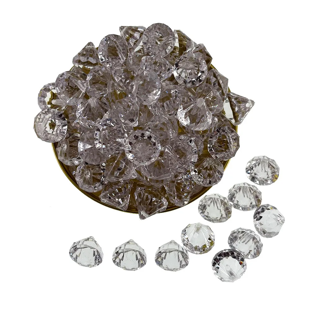 

Акриловые прозрачные бусины 15 мм, 30 шт.