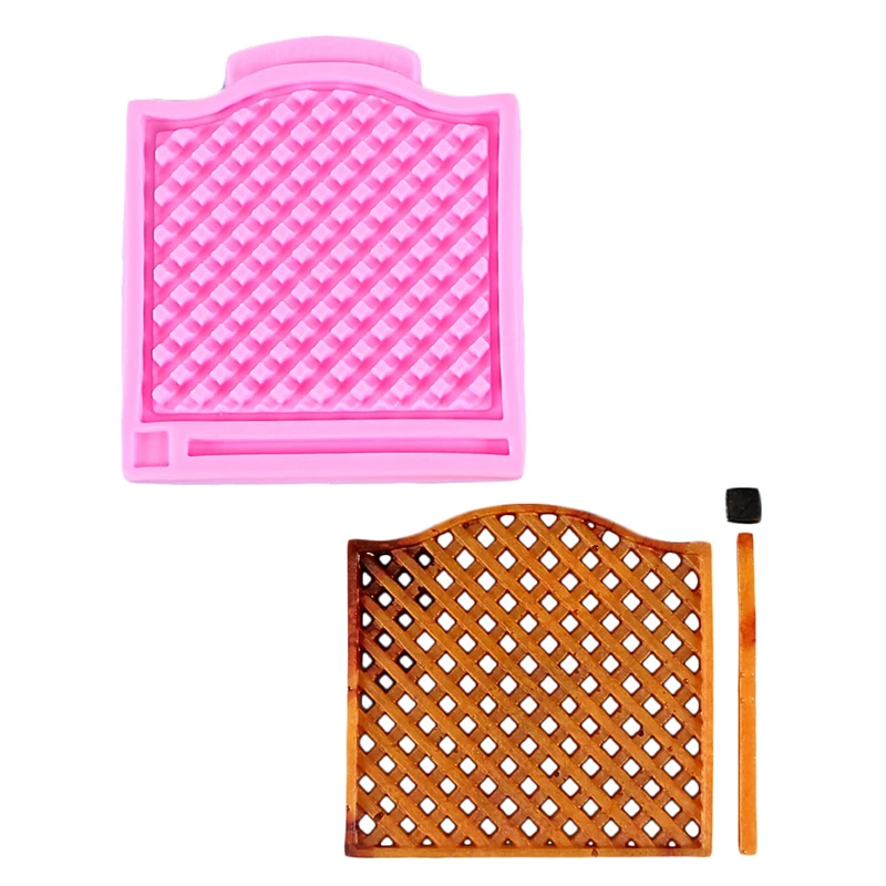 

Силиконовая форма для торта Aomily в форме ромбовидной решетки, форма для шоколада, печенья, мусса, желе, конфет, объемная форма, форма для выпеч...