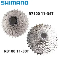 Shimano 105 R7100 Ultegra R8100 12-скоростной шоссейный велосипед Кассета R7101 11-34T 11-36T Freewheel R8101 11-30T 11-34T K7 12s