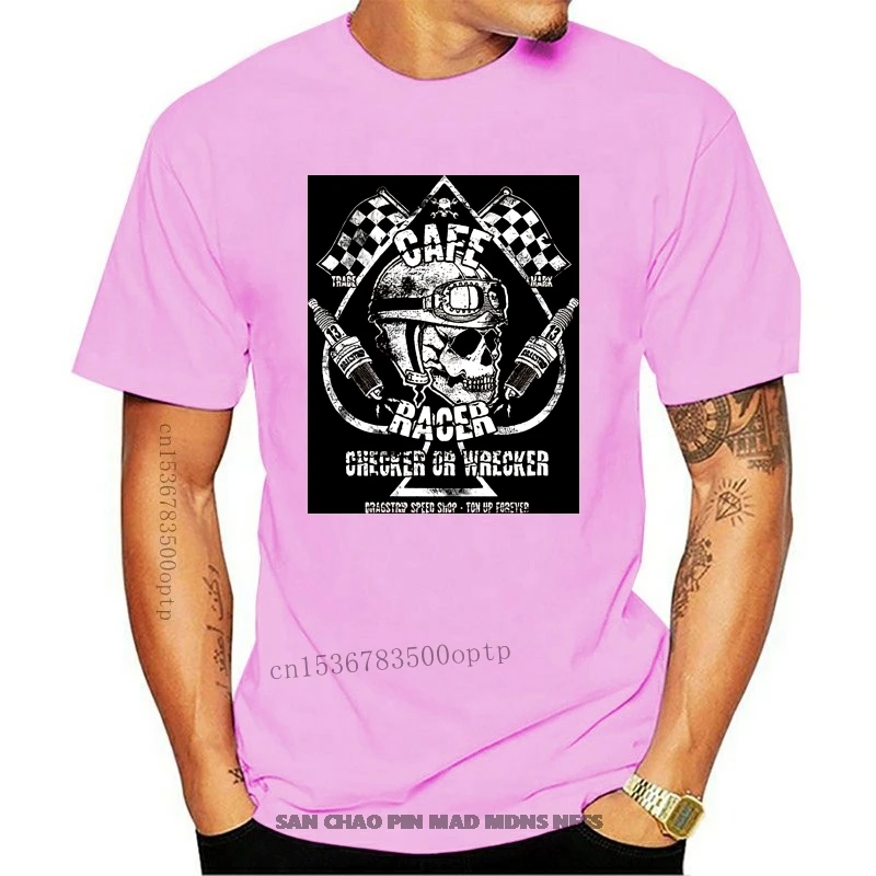 

Plain Clothing Checker Wrecker Cafe Racer Greaser Tattoo Biker T`shirt
