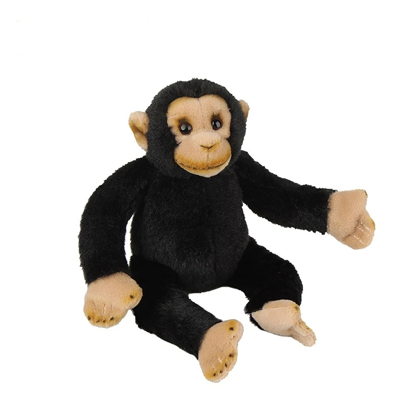 

Plush Doll Ornament Decoration Children's Holiday Gift Toy Simulation 6in Tropical Rainforest Animal Orangutan Doll