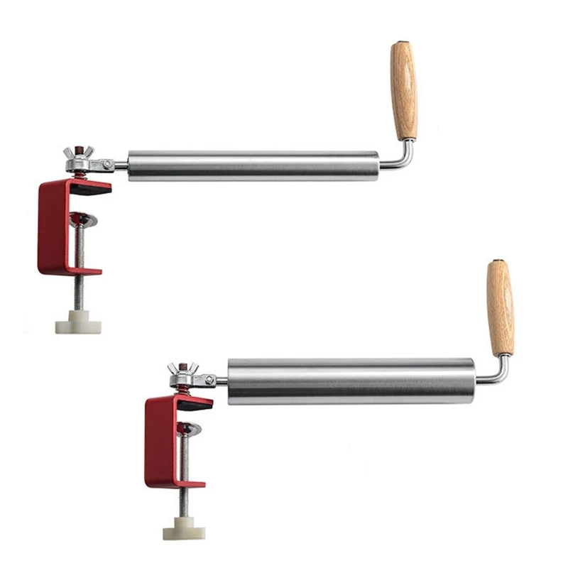 

New Adjustable Thickness Rolling Pin Fixed Bracket Kitchen Rollers Non Stick