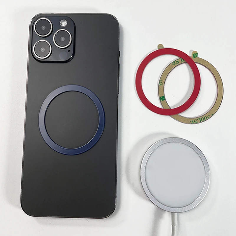 1000 шт. DHL Магнитная металлическая пластина наклейка кольца для Magsafe Беспроводное