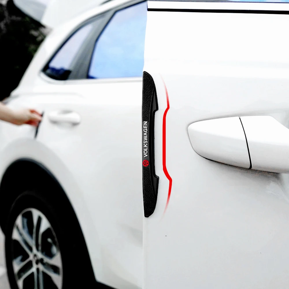 4 шт. резиновые защитные наклейки на края автомобильной двери для Volkswagen VW golf Polo Rline