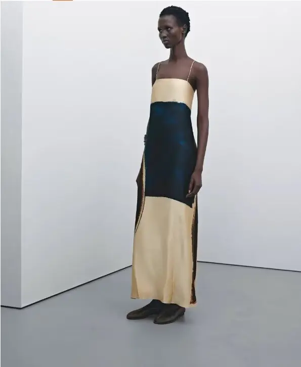 Юбка 2024 осенне-зимний новый продукт женское цельное платье с вырезом дрейфом и