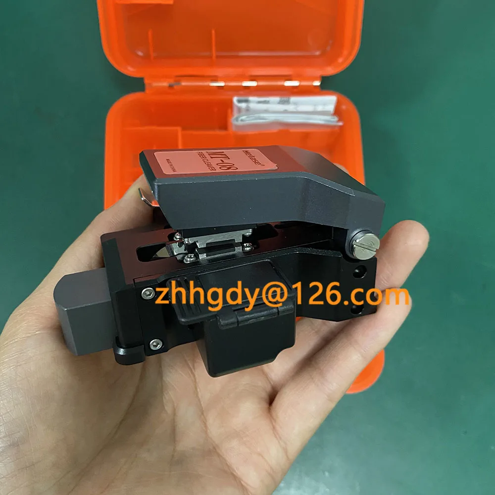 MT-08 Optical Fiber Cleaver High-Precision Fiber Cutter Push-Type Cutting Knife Tool Replacement of CT-30 Fiber Cleaver