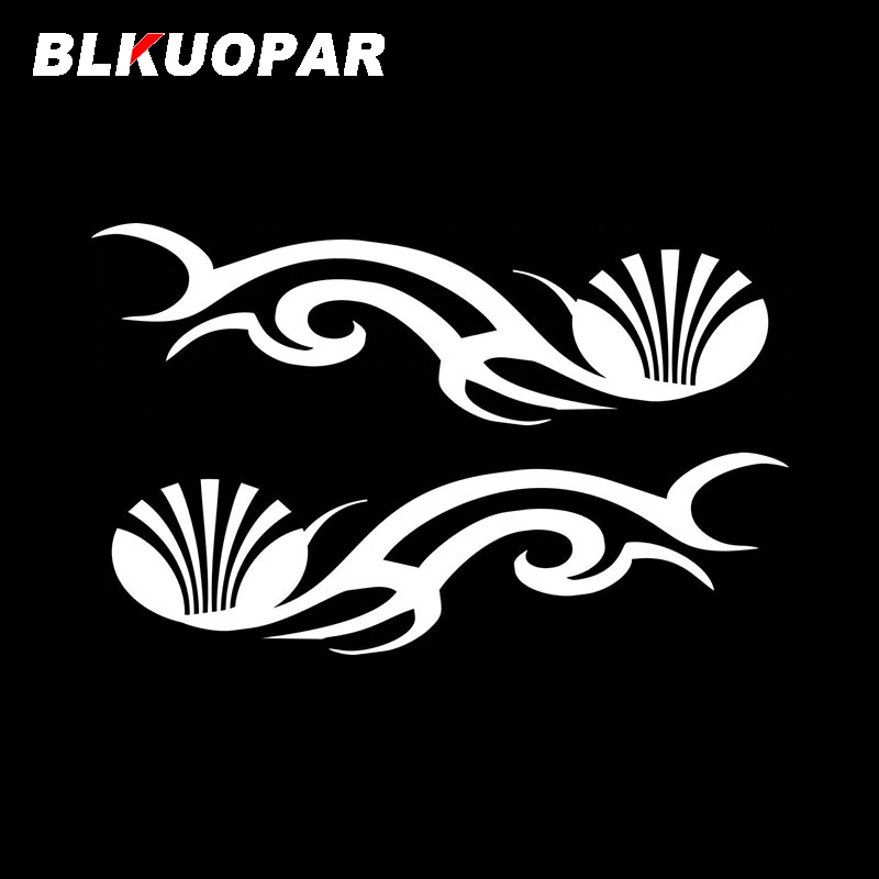 

BLKUOPAR для племенного пламени Автомобильная наклейка Водонепроницаемая графическая наклейка окклюзия царапин холодильник ветровое стекло бампер виниловая автомобильная пленка