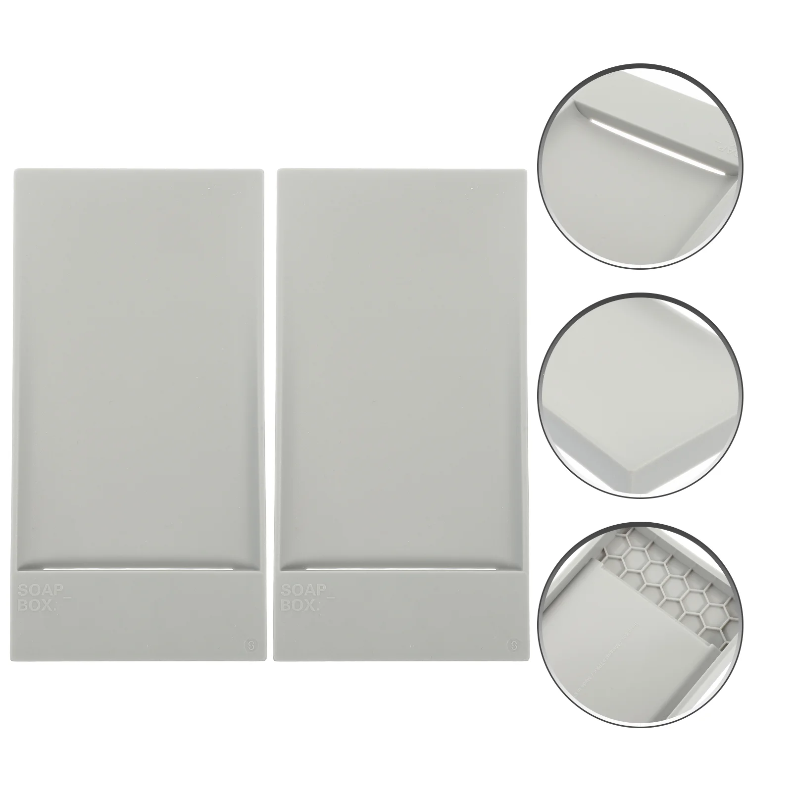 

Soap Tray Holder Bathroom Draining Dish Kitchen Case Shower Box Drainer Self Desktop Countertop Sink Waterfall Bar Sponge Drying