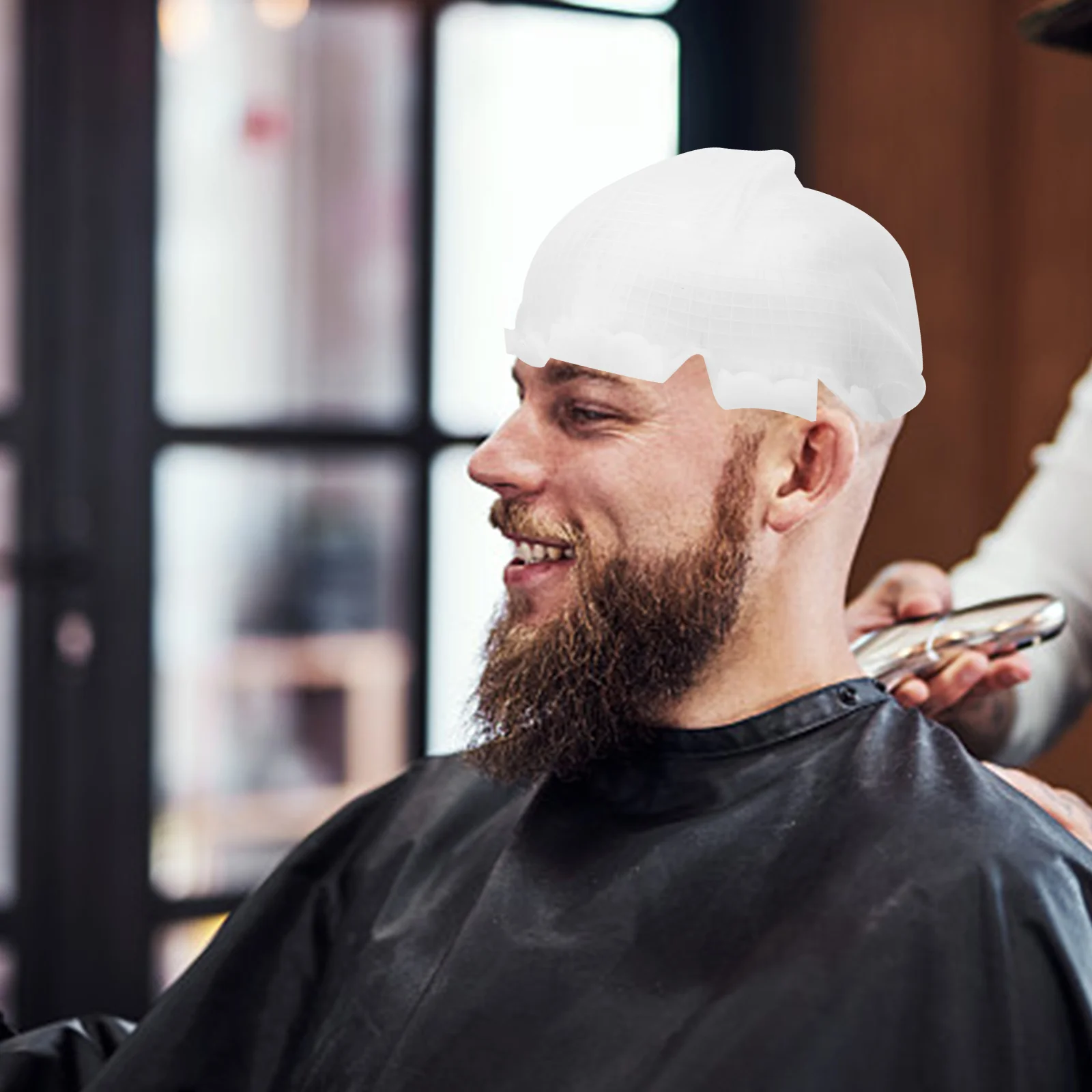 

Hair Cap Color Dyeing Coloring Dye Hat Highlights Highlighting Tools Highlight Kit Frosting Caps Processing Silicone Styling