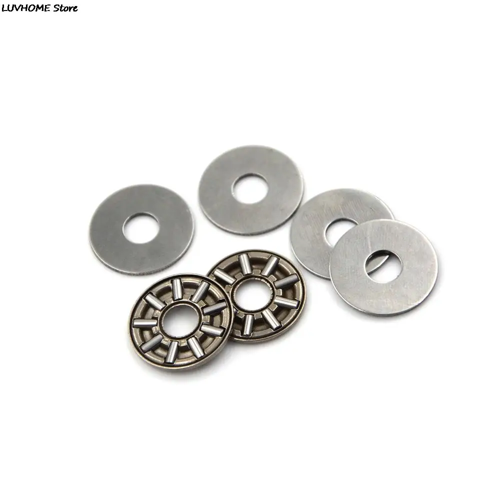 

Упорный игольчатый роликовый подшипник с двумя шайбами AXK0619, 2 комплекта, 6 мм x 19 мм x 2 мм