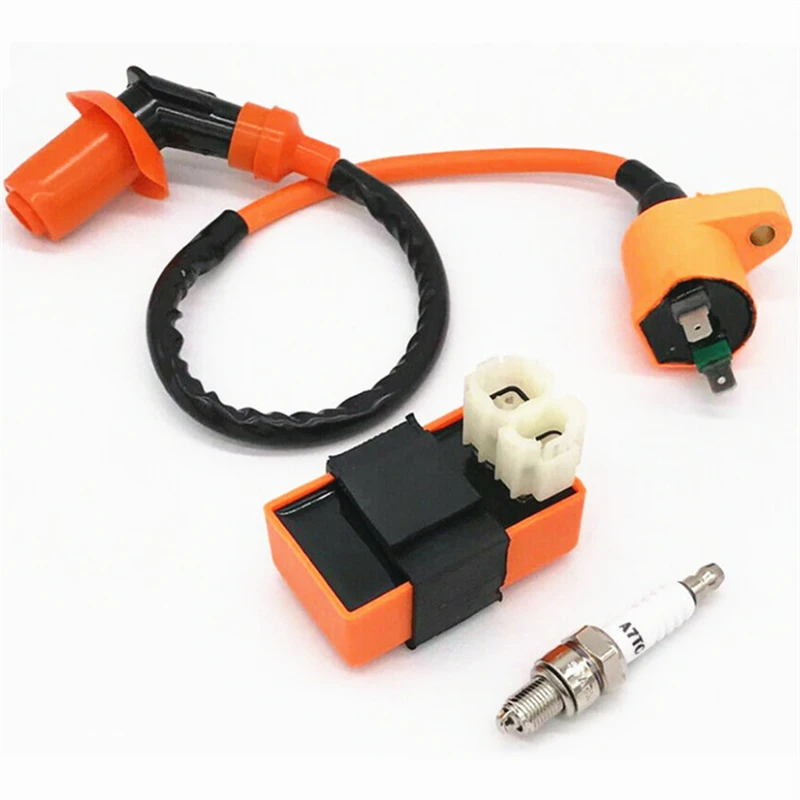 Свеча зажигания катушки зажигания для мотоциклов ATV Racing CDI для GY6 50cc 125cc 150cc A7TC мопедов скутеров
