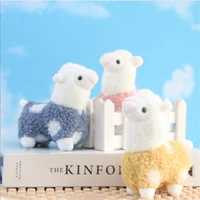 12cm new hot cute alpaca plush toys doll pillow childrens lovely small soft stuffed animal keychain toys for kids baby gift