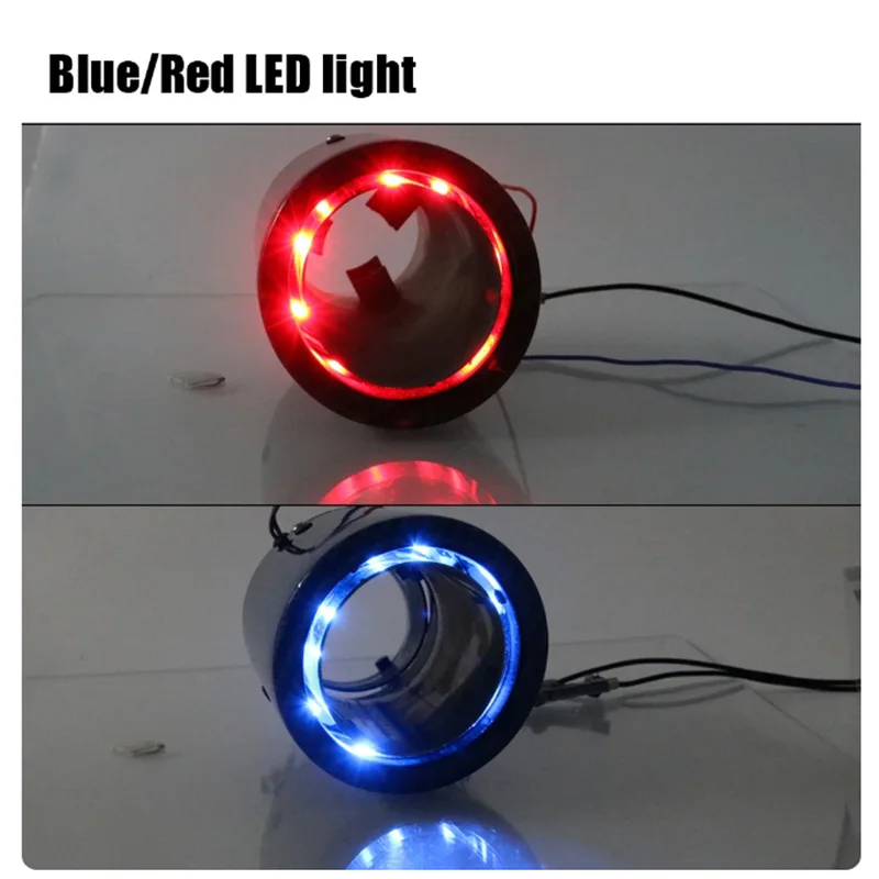 Блестящий декоративный глушитель для автомобиля универсальный из углеродного