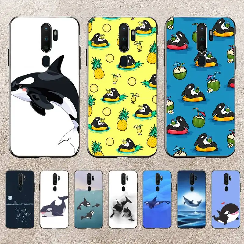 

Killer Whale Cartoon Phone Case For Redmi 9A 8A 6A Note 9 8 10 11S 8T Pro Max 9 K20 K30 K40 Pro PocoF3 Note11 5G Case