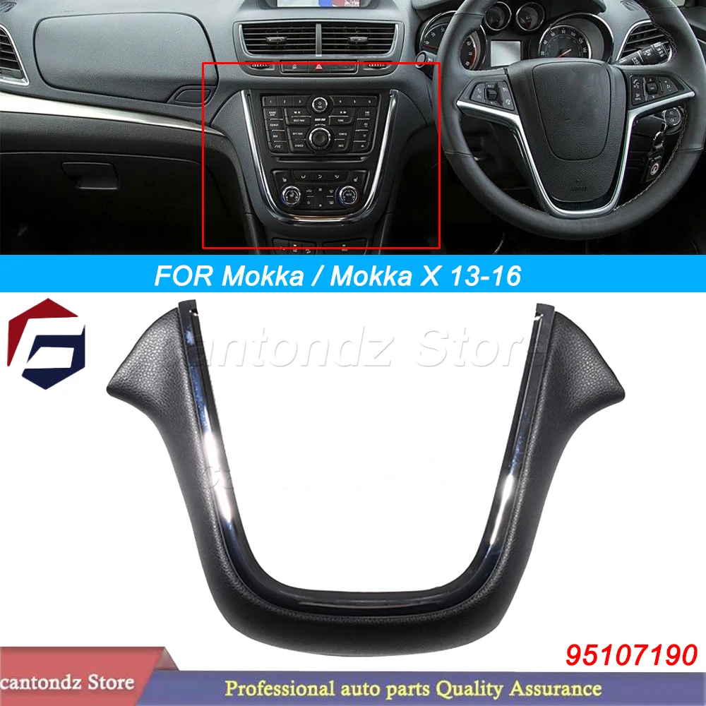 

Темно-черный + серебристая отделка центральной консоли 95107190 Для Vauxhall Mokka X 2013-2016 новый
