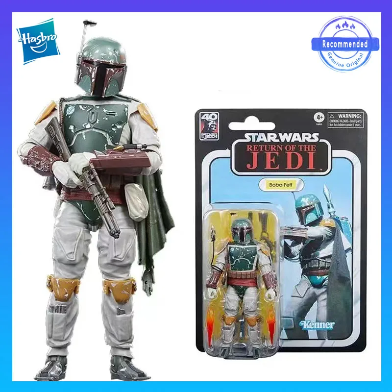 

Hasbro Authentic Star Wars Originals Boba Fett 3.75inch Favorites Peripherals Children's Gifts Movable Characters Model Toys