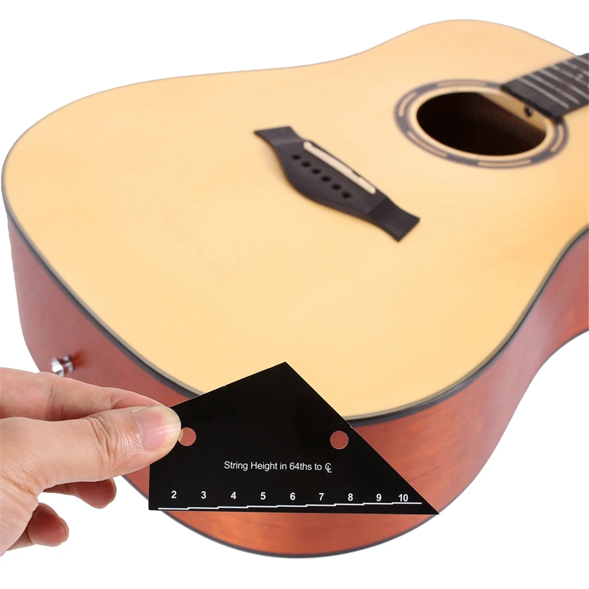 Инструмент для выравнивания ладов гитара бас-гитара гриф измерительная линейка