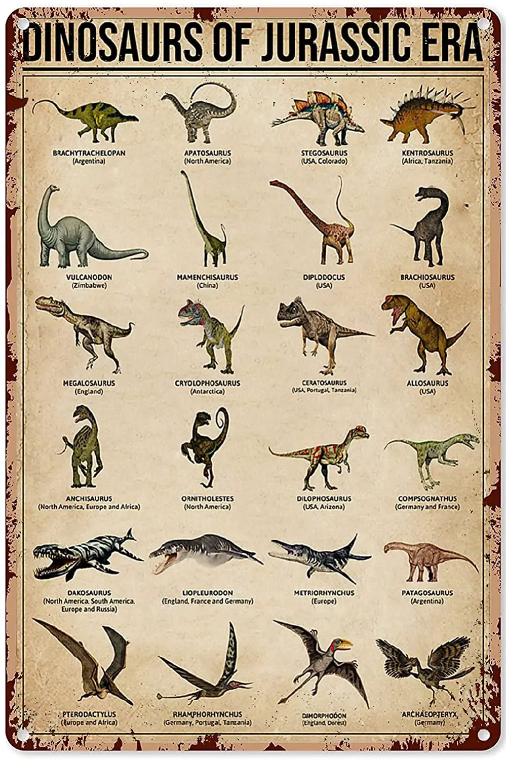 

Dinosaur Metal Wall Art Dinosaur Signs for Yard Dinosaur Wall Art for Boys Room Dinosaur Wall Art Kids Dinosaurs of Jurassic