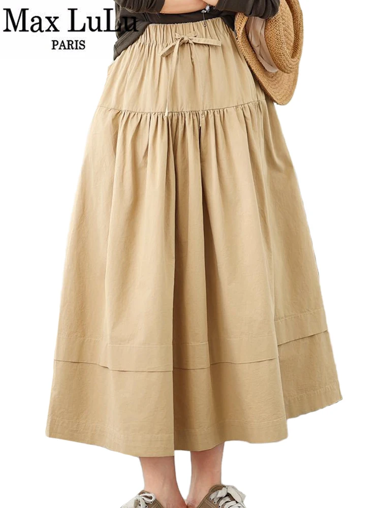 Max LuLu 2024 корейская осенняя элегантная одежда женская мода свободные роскошные