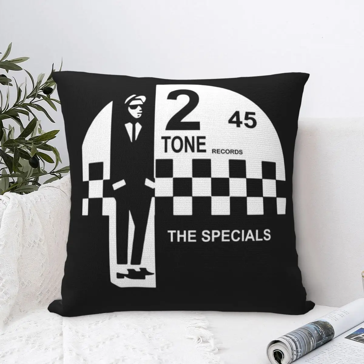 

2 Tone Case Pillow Modern Living Room Cushion Covers Decorative Creative Arts All-match Minimalist American retro Street Classic
