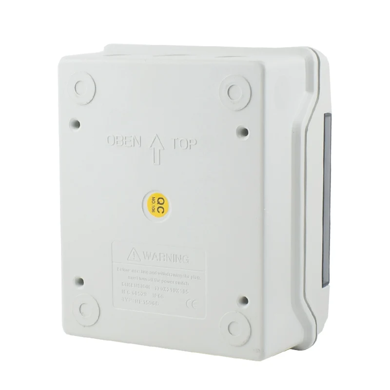 Наружная Водонепроницаемая электрическая распределительная коробка с 4/6/9/12/18/24/36