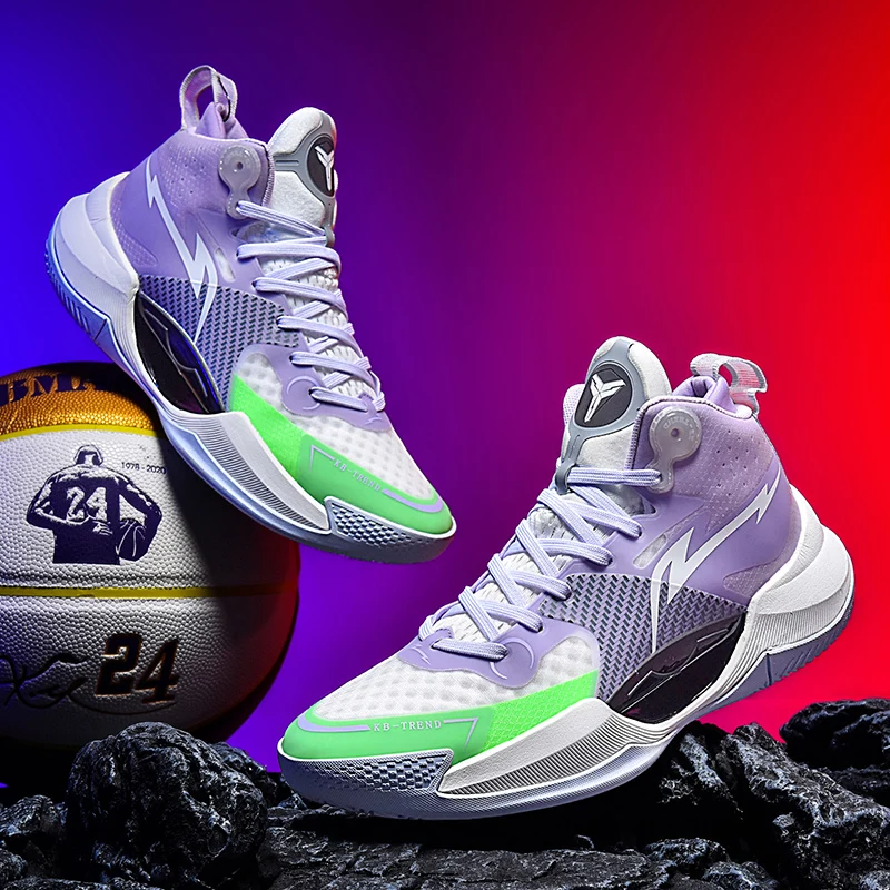 

High Quality Basketball Shoes Men Sneakers Boys Basket Shoes Autumn High Top Anti-slip Outdoor Sports Shoes Trainer Women Summer