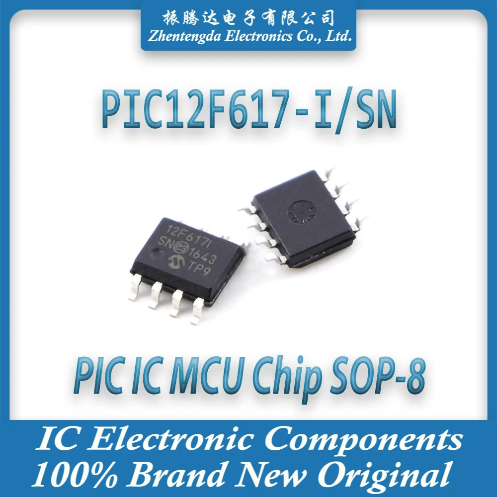 

PIC12F617-I/SN PIC12F617-I PIC12F617 PIC12F PIC12 PIC IC MCU Chip SOP-8