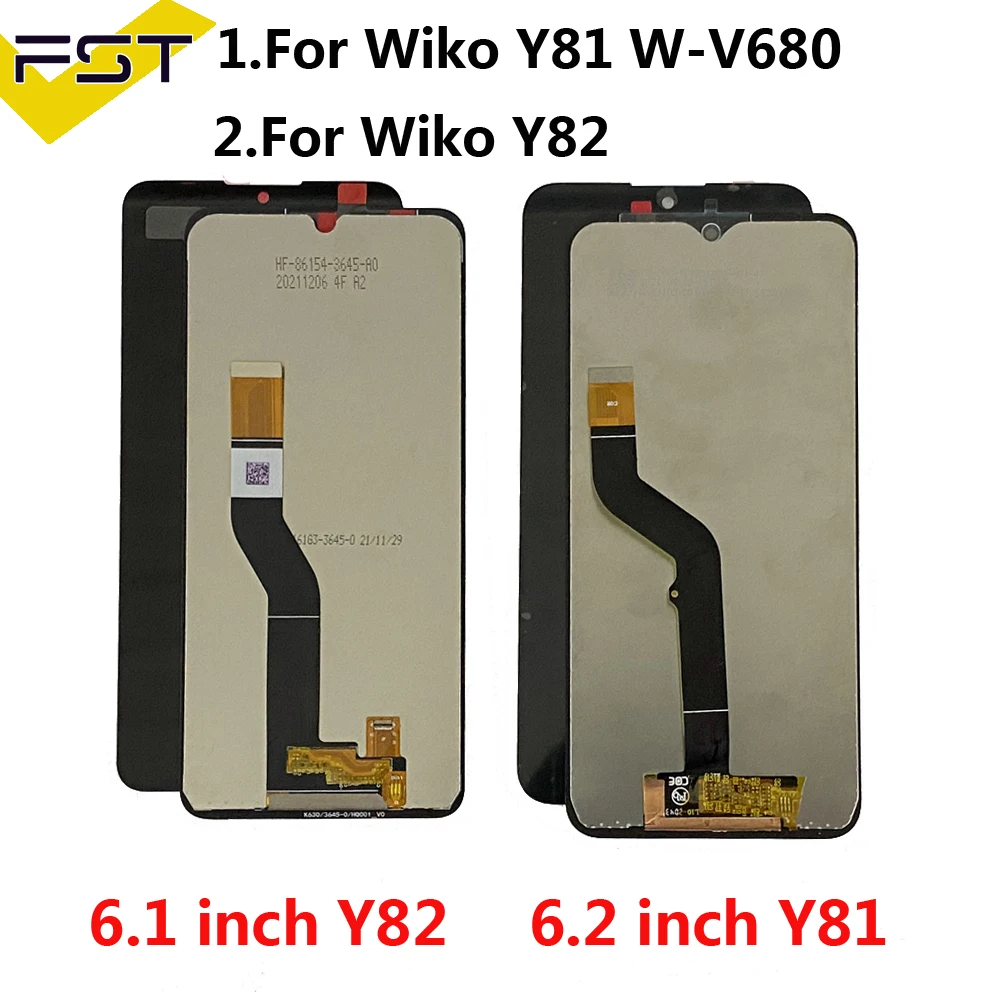 for wiko y81 w v680 lcd display touch screen digitizer assembly replacement for wiko y82 lcd display phone repair parts free global shipping