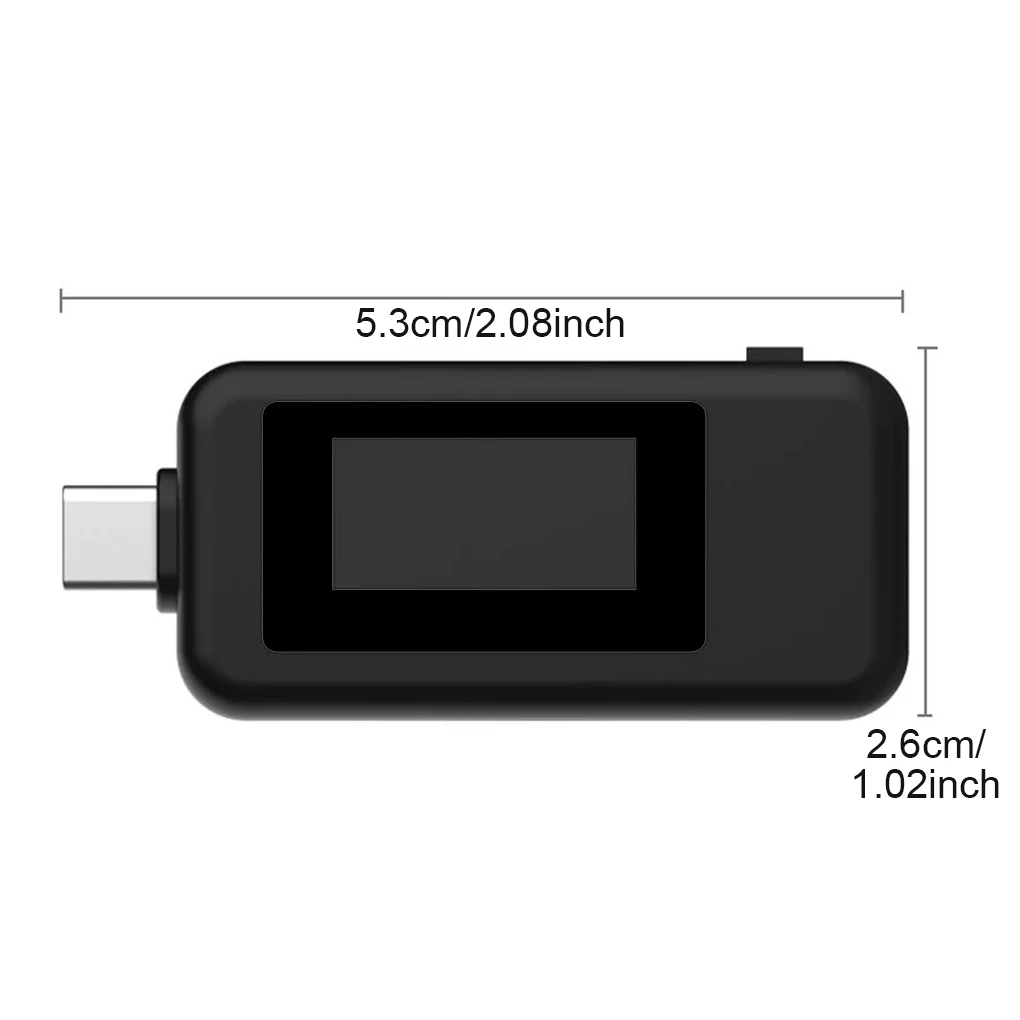 USB-тестер Type-C точный измеритель напряжения с функцией памяти амперметр 4-30 в