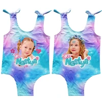 nastyaing kids girls swimsuit teenager swimming suit cute toddler one piece swimwear children monokini bathing suit 2 8year