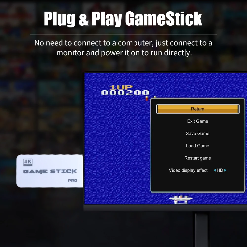 G1 64G игровая консоль Linux OS 4K для PS1/GameGear/Arcade/NES/SNES/MAME/FB NEO/NEOGEO с 30000 + играми Plug &amp Play