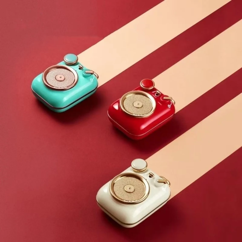 

New Mao Wang little happiness Bluetooth Wireless Speaker radion MW-P3 Portable mini metal sound box player