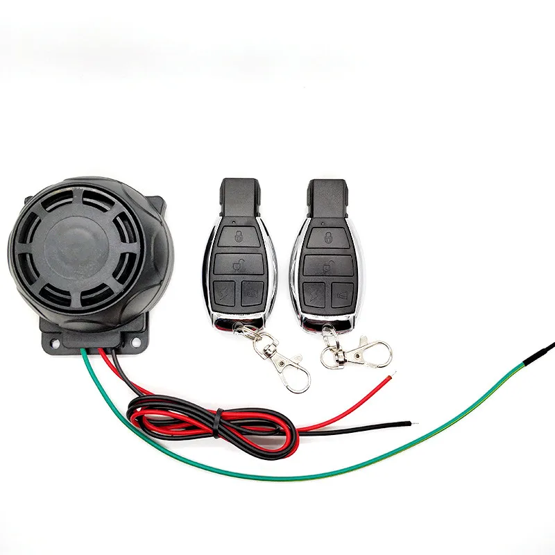

12V Universal Vibration Alarm System For Car Motorcycle Sound Warning Horns Easy Install Anti-Theft Alarming Apparatus Remote