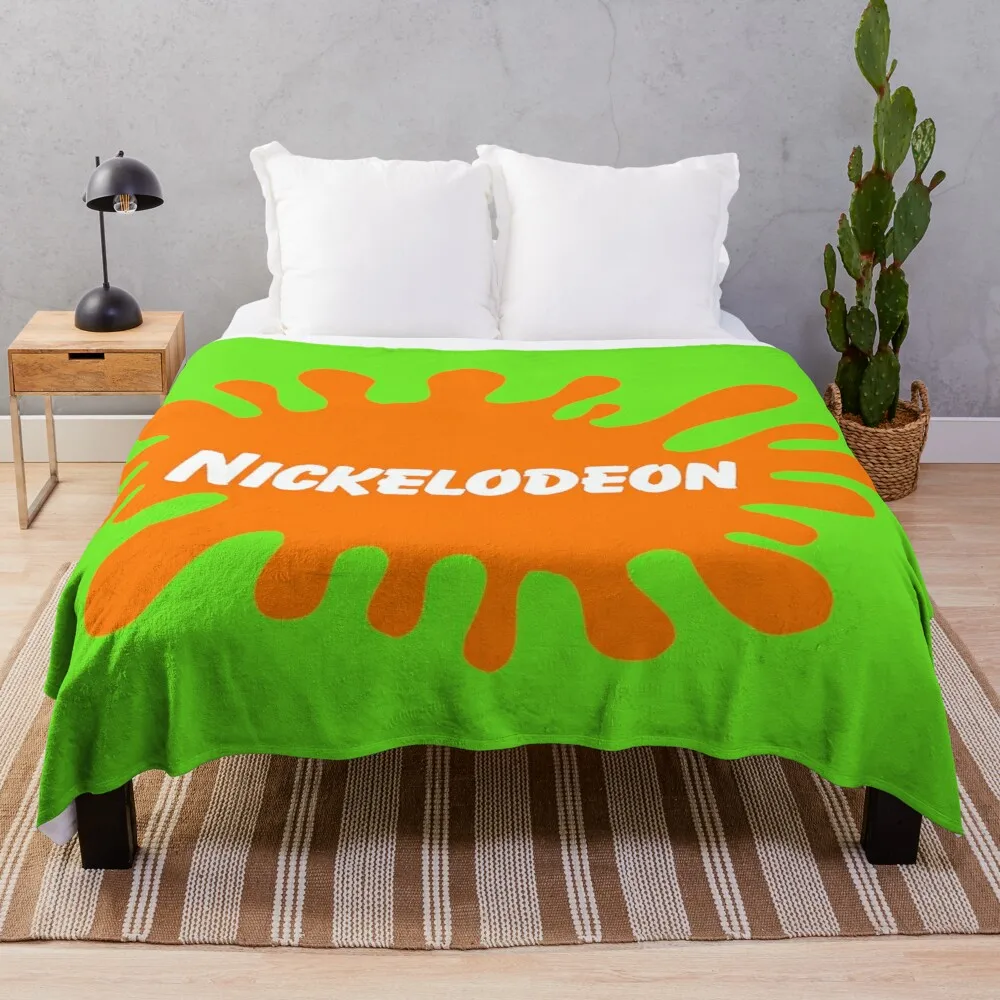 

Покрывало NickelodeonThrow, мягкое Фланелевое Двухслойное летнее одеяло