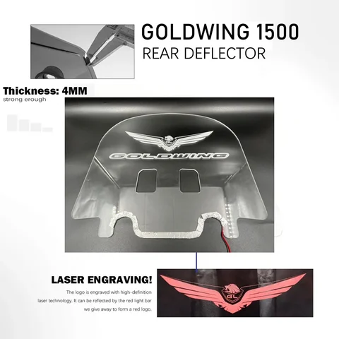 Задний спойлер Goldwing1500 для Honda Goldwing 1500 GL1500 Gold Wing 1500, аксессуары для лобового стекла мотоцикла