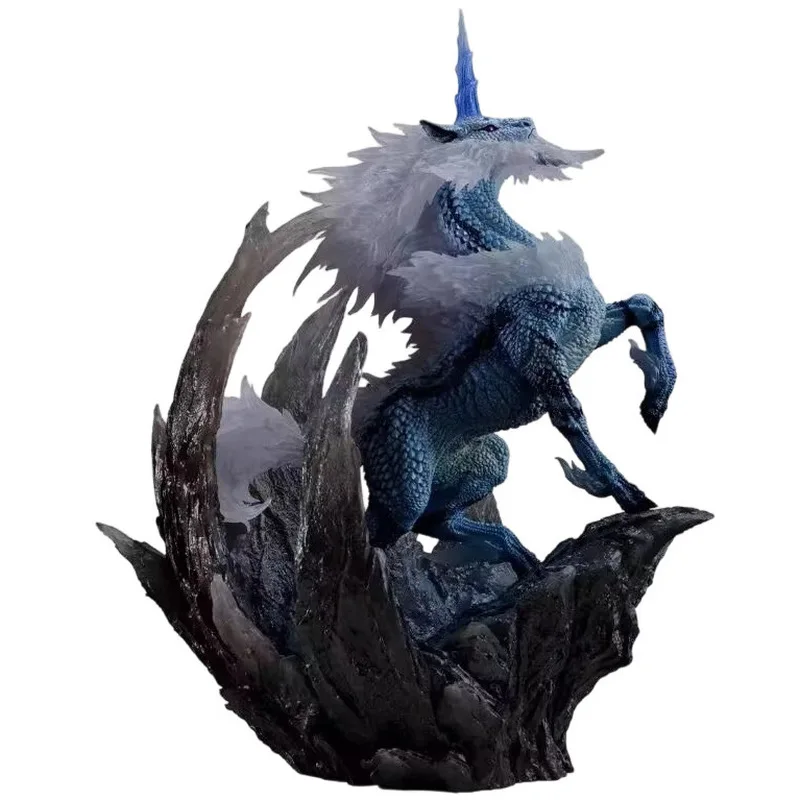 Фото Фигурка Monster Hunter: Кирин Дракон, 22 см, ПВХ, коллекционная модель из аниме-игры, статуэтка для подарка, декора дома, офисного интерьера №1