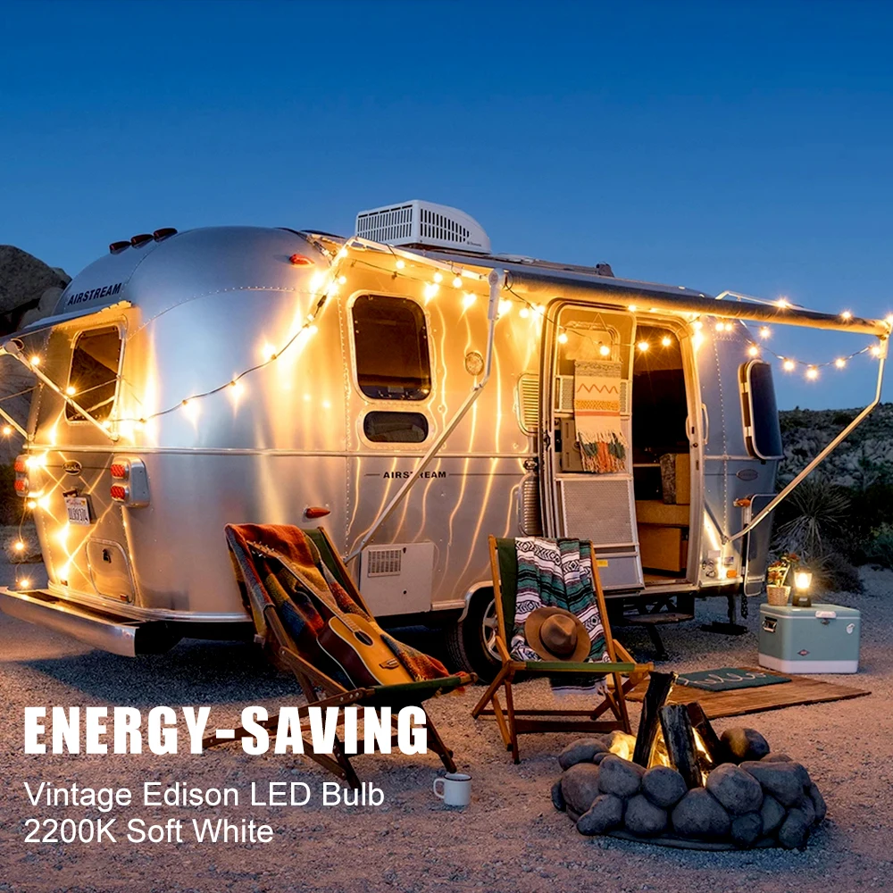 Постоянный ток 12 В низкое напряжение G45 глобус фотолампа RV прицеп 2 Вт 160 лм