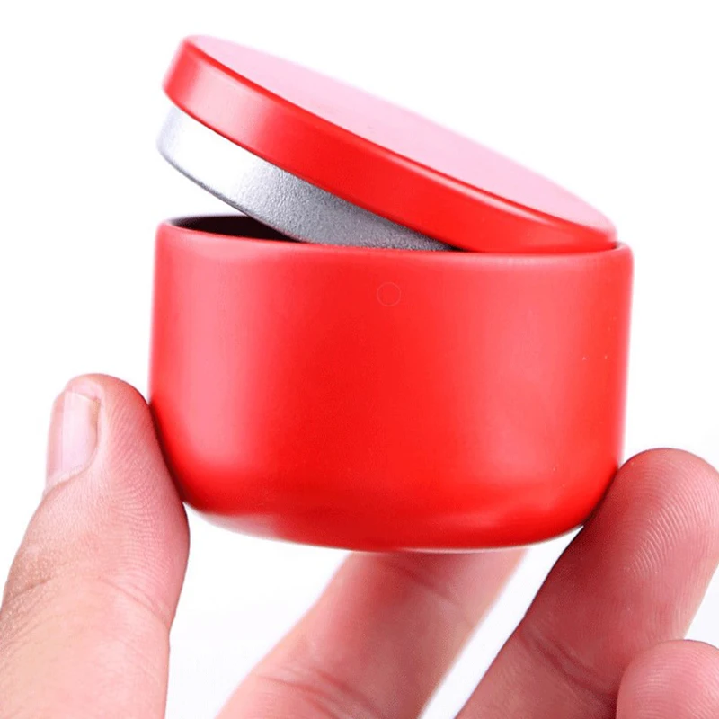 

10PCS Round Frosted Tinplate Jar Candle Tin Jar Portable Travel Cosmetic Container Solid Aromatherapy Sealed Pot Home Tea Can