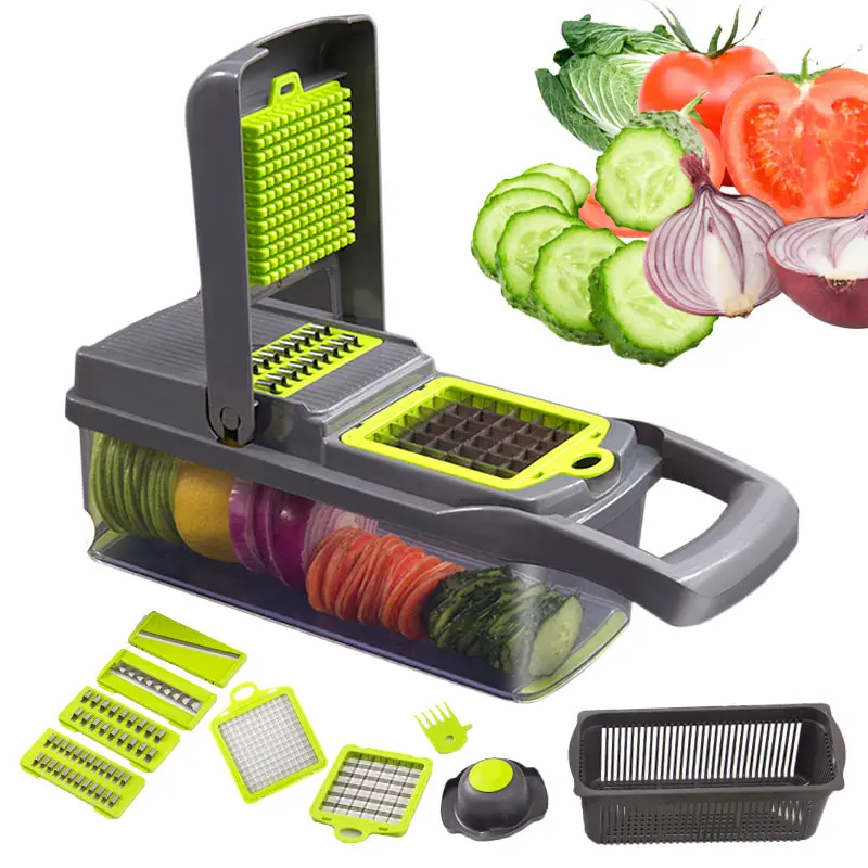 

Multifunction Vegetable Cutter Steel Blade Potato Slicer Fruit Peeler Dicing Blades Carrot Cheese Grater Chopper Kitchen Gadgets