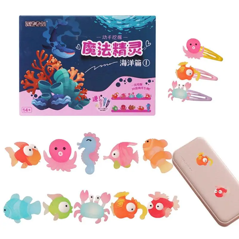 

Игрушки для археологических раскопок, научная добыча, обучающая игрушка, морские животные, мермады, археологические игрушки для детей