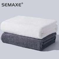 semaxe bath towel pure cotton luxury high quality bath towel set 70x140cm two piece set soft super absorbent yellow white blue g