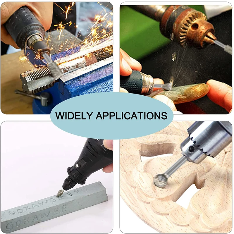 Набор алмазных насадок 20 шт. абразивные роторные шлифовальные сверла с алмазным