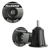 1pair mtb bike road bicycle aluminum handlebar grips handle bar cap end plugs durable handle bar end cap cycling accessories