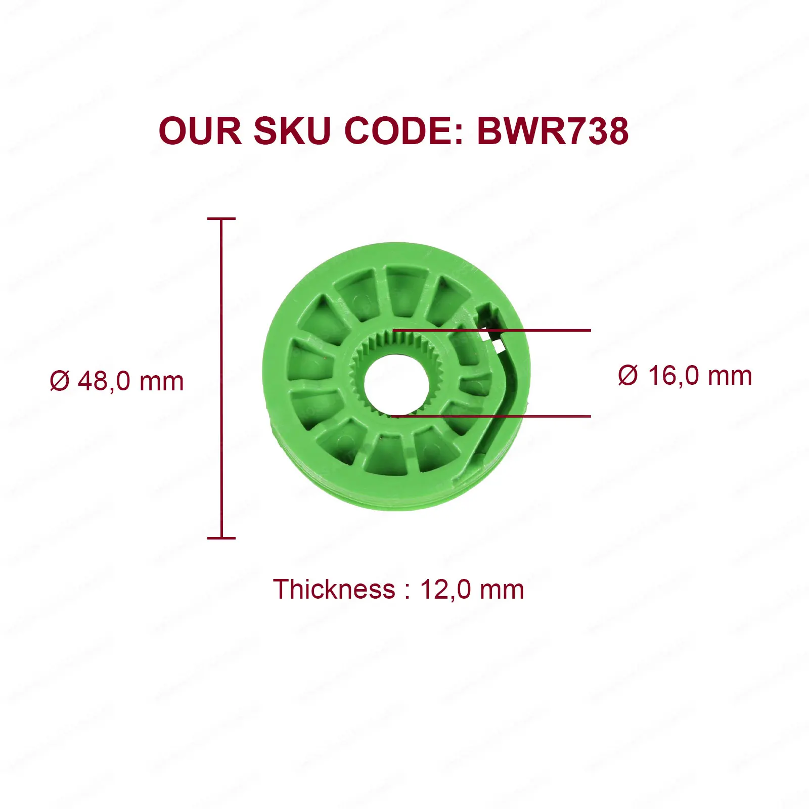 Bross BWR738 Window Regulator for Wheel E90 2005-On Rear Right and Left Doors e46 Compact 2000-2004 Front | Автомобили и
