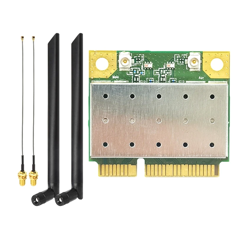 

MT7612EN 2.4G 5G Dual Band Gigabit Wireless Network Card MINI PCIE WIFI Module Network Card For Linux Android