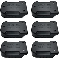 6 pack battery mounts holder for makita 18v batteryalso for 18v battery mountsbelt clipwall battery holder