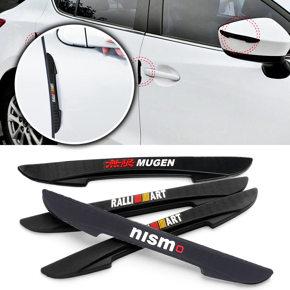 

4pcs Rubber Anti Collision Strips Car Door Edge Protector Stickers For Citroen c4 c3 c5 c1 c2 berlingo DS Picasso Elysee DS3 DS4