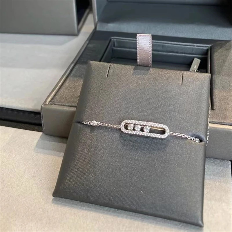 Европейский и американский модный геометрический браслет с кристаллами Женский